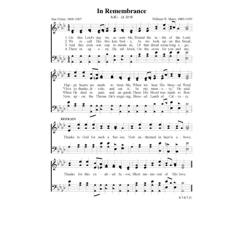 in-remembrance-pdf-song-sheet